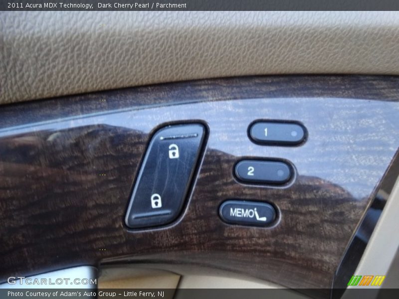 Dark Cherry Pearl / Parchment 2011 Acura MDX Technology
