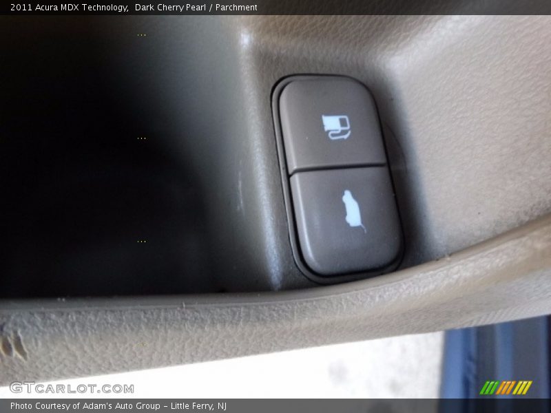 Dark Cherry Pearl / Parchment 2011 Acura MDX Technology