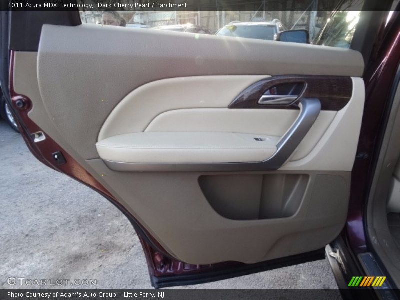 Dark Cherry Pearl / Parchment 2011 Acura MDX Technology