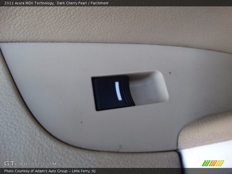 Dark Cherry Pearl / Parchment 2011 Acura MDX Technology
