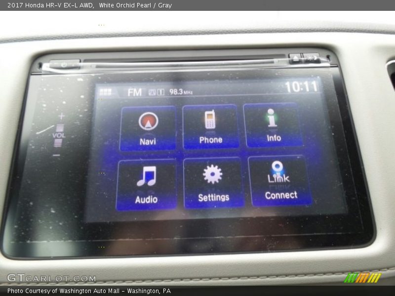 White Orchid Pearl / Gray 2017 Honda HR-V EX-L AWD