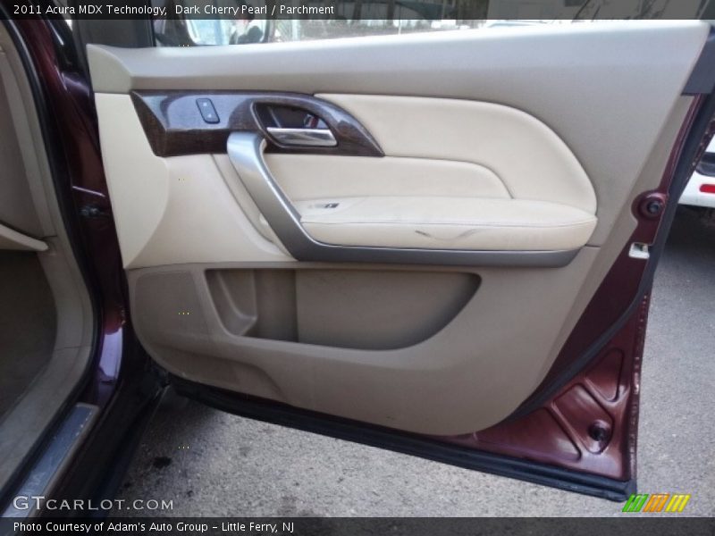Dark Cherry Pearl / Parchment 2011 Acura MDX Technology