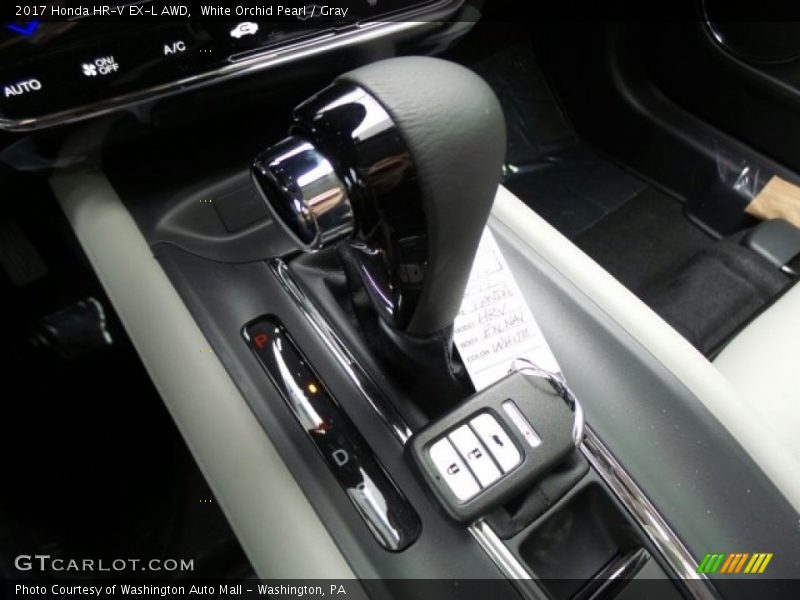 White Orchid Pearl / Gray 2017 Honda HR-V EX-L AWD