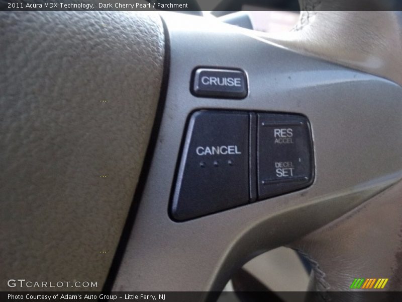 Dark Cherry Pearl / Parchment 2011 Acura MDX Technology