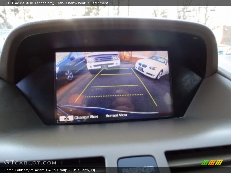 Dark Cherry Pearl / Parchment 2011 Acura MDX Technology