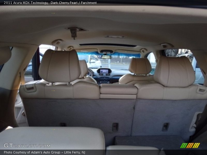 Dark Cherry Pearl / Parchment 2011 Acura MDX Technology