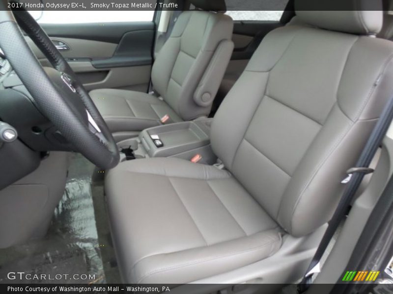 Smoky Topaz Metallic / Truffle 2017 Honda Odyssey EX-L