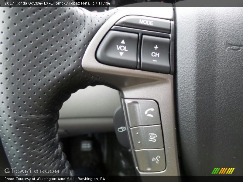 Smoky Topaz Metallic / Truffle 2017 Honda Odyssey EX-L