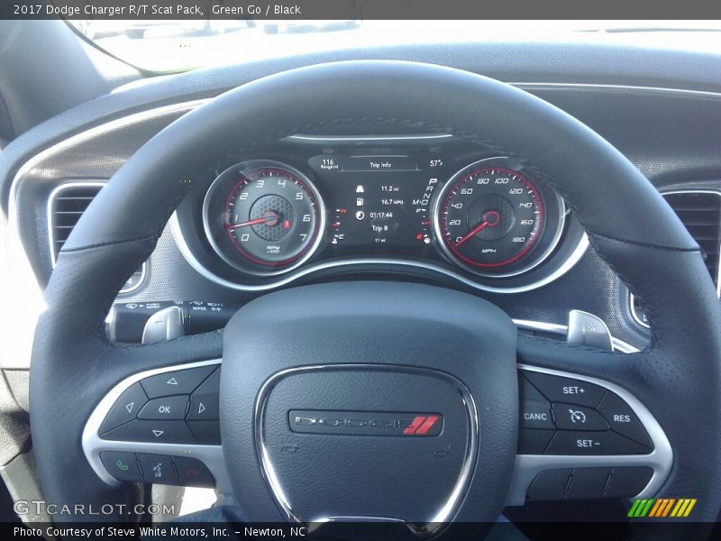 Green Go / Black 2017 Dodge Charger R/T Scat Pack