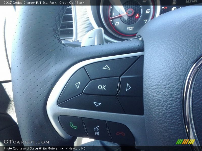 Green Go / Black 2017 Dodge Charger R/T Scat Pack