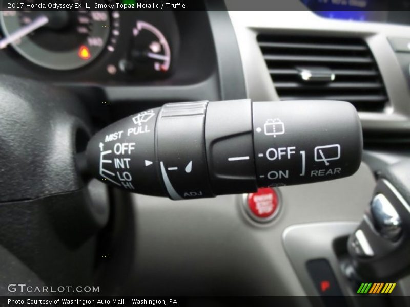 Smoky Topaz Metallic / Truffle 2017 Honda Odyssey EX-L