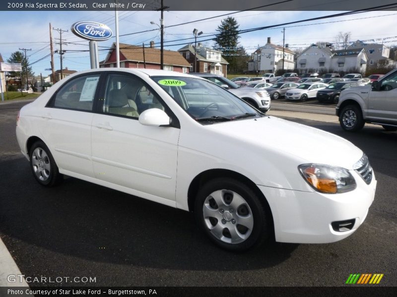 Front 3/4 View of 2009 Spectra EX Sedan