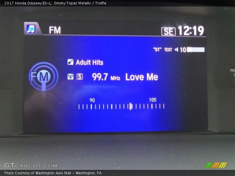 Smoky Topaz Metallic / Truffle 2017 Honda Odyssey EX-L