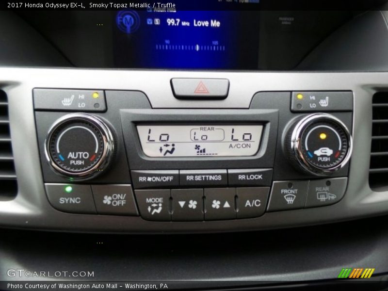 Smoky Topaz Metallic / Truffle 2017 Honda Odyssey EX-L