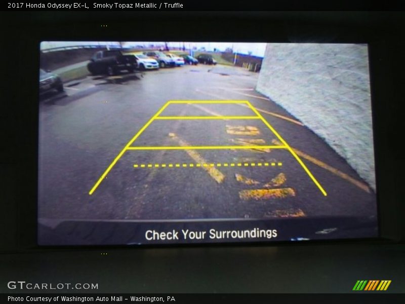 Smoky Topaz Metallic / Truffle 2017 Honda Odyssey EX-L