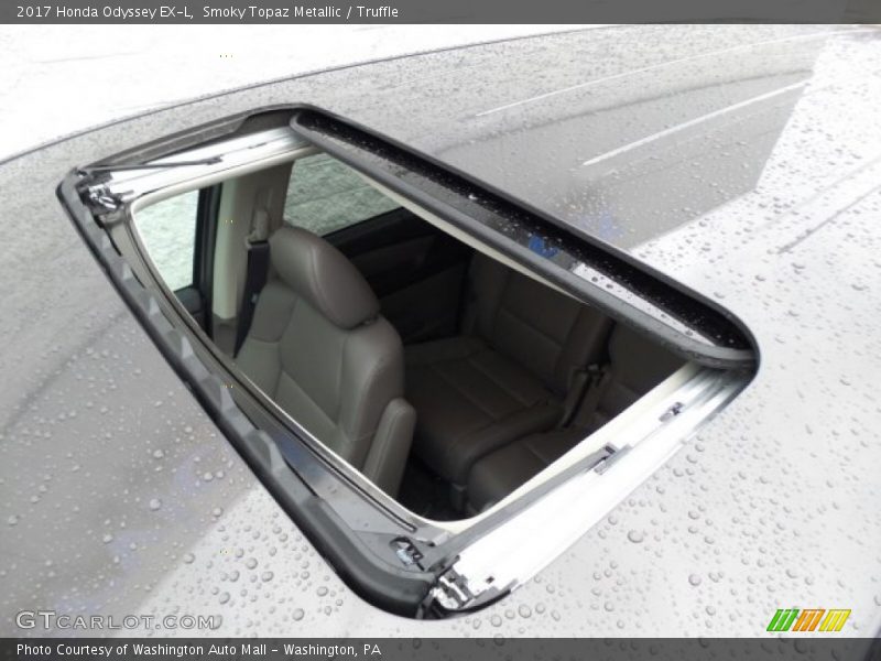 Smoky Topaz Metallic / Truffle 2017 Honda Odyssey EX-L