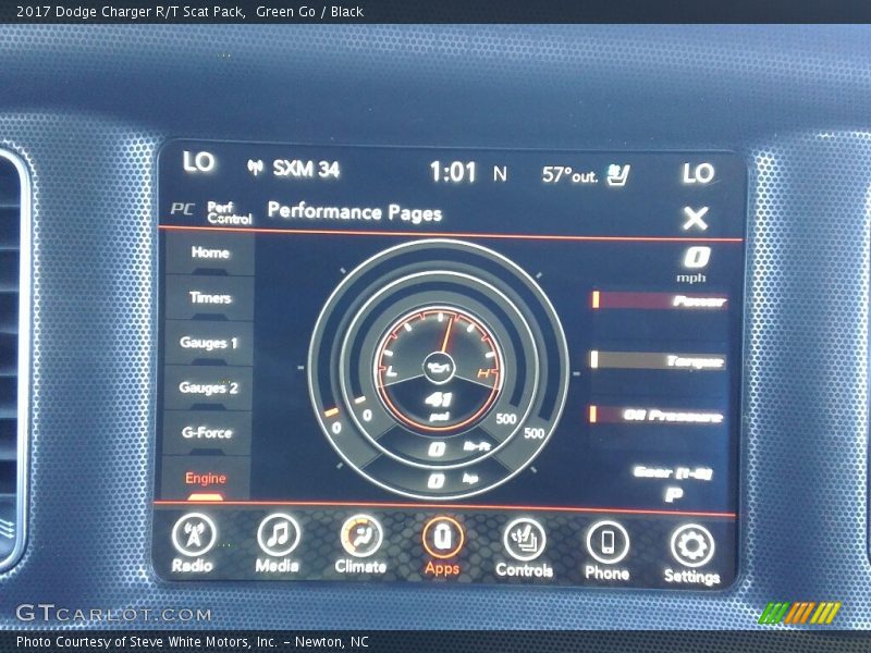 Green Go / Black 2017 Dodge Charger R/T Scat Pack