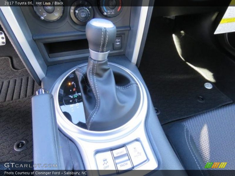  2017 86  6 Speed Automatic Shifter