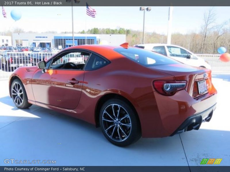 Hot Lava / Black 2017 Toyota 86