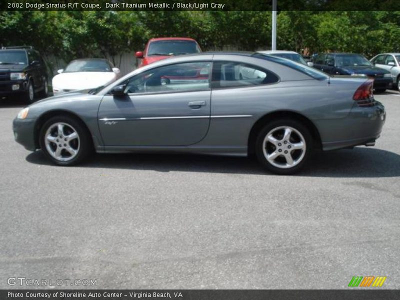Dark Titanium Metallic / Black/Light Gray 2002 Dodge Stratus R/T Coupe