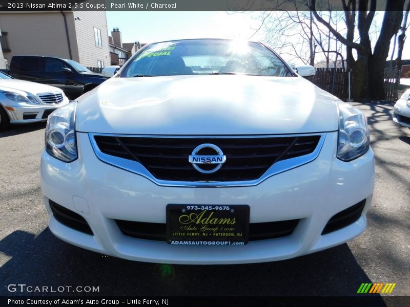 Pearl White / Charcoal 2013 Nissan Altima 2.5 S Coupe