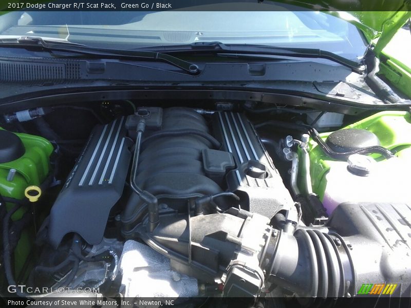 Green Go / Black 2017 Dodge Charger R/T Scat Pack
