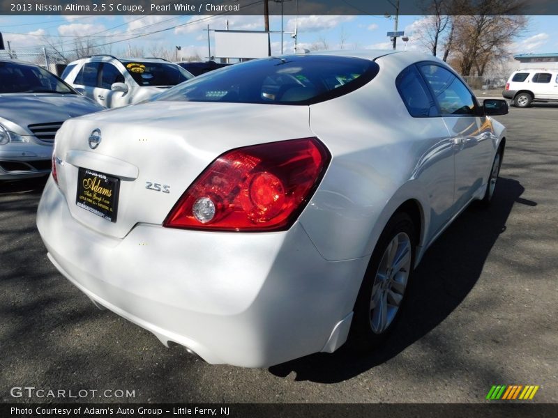 Pearl White / Charcoal 2013 Nissan Altima 2.5 S Coupe