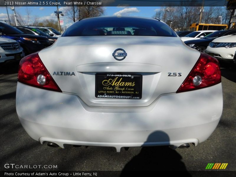 Pearl White / Charcoal 2013 Nissan Altima 2.5 S Coupe