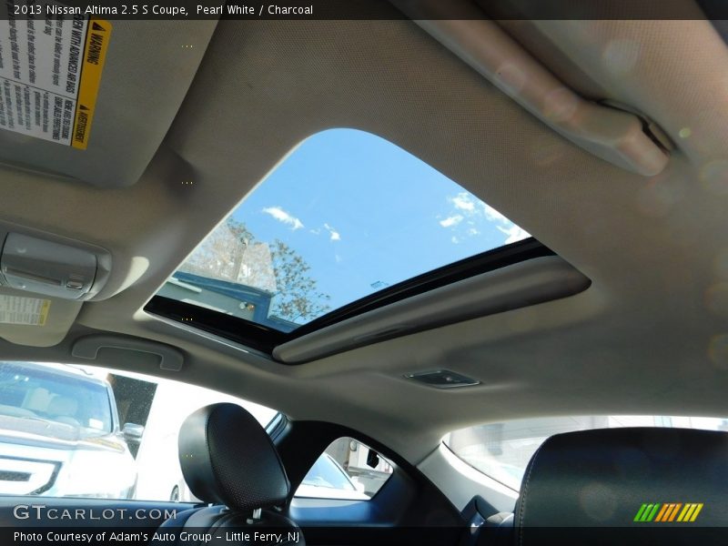 Pearl White / Charcoal 2013 Nissan Altima 2.5 S Coupe