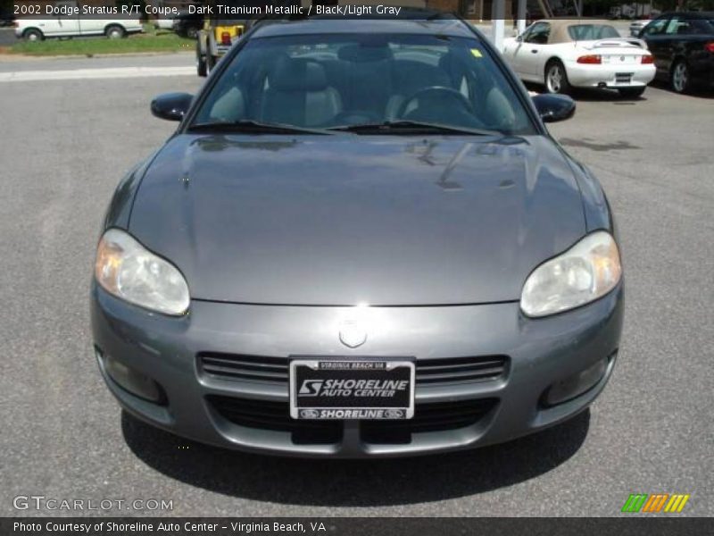 Dark Titanium Metallic / Black/Light Gray 2002 Dodge Stratus R/T Coupe