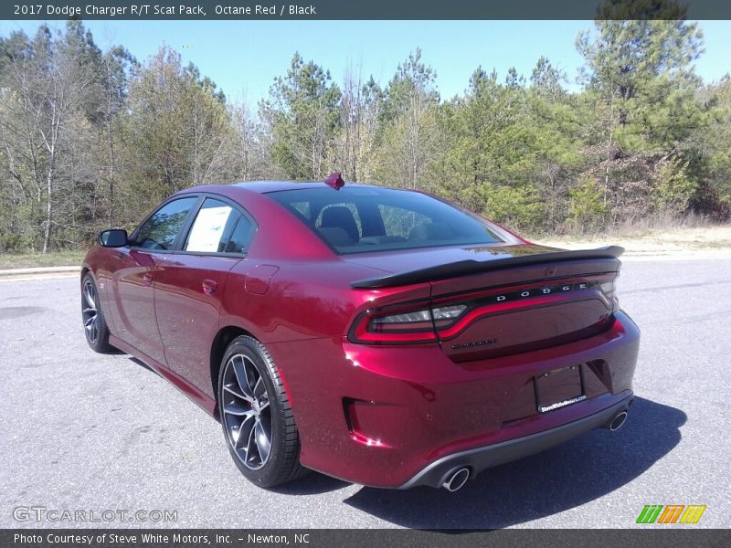 Octane Red / Black 2017 Dodge Charger R/T Scat Pack
