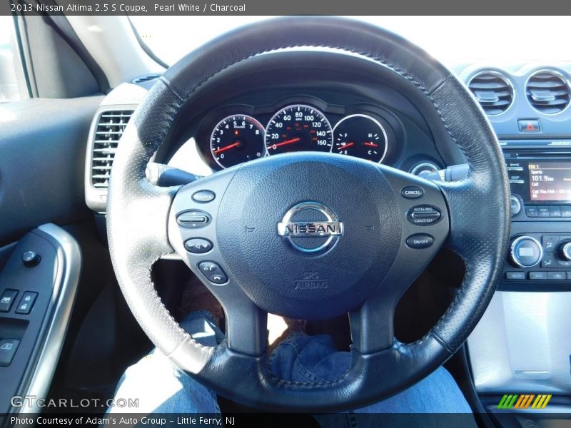 Pearl White / Charcoal 2013 Nissan Altima 2.5 S Coupe