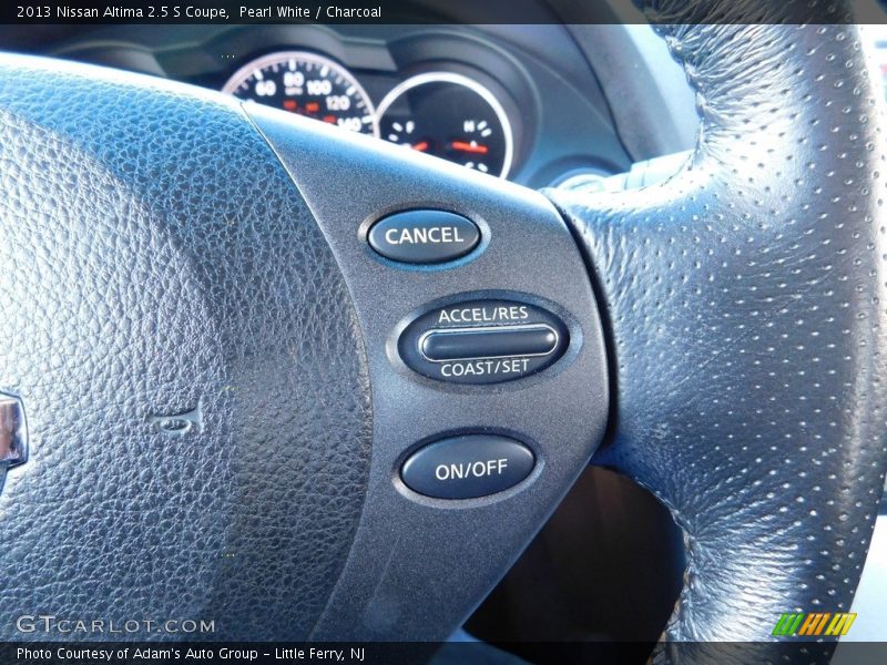 Pearl White / Charcoal 2013 Nissan Altima 2.5 S Coupe