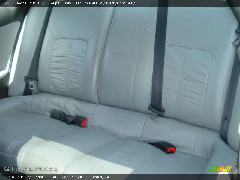 Dark Titanium Metallic / Black/Light Gray 2002 Dodge Stratus R/T Coupe