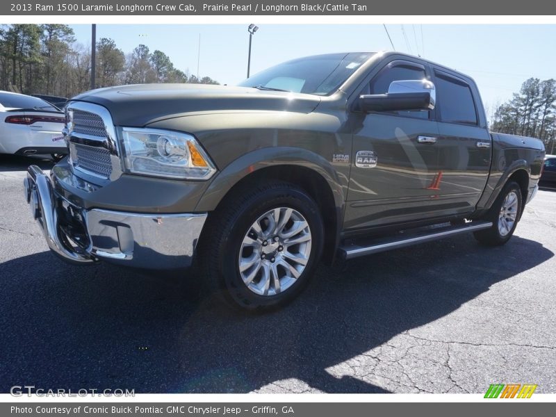 Front 3/4 View of 2013 1500 Laramie Longhorn Crew Cab