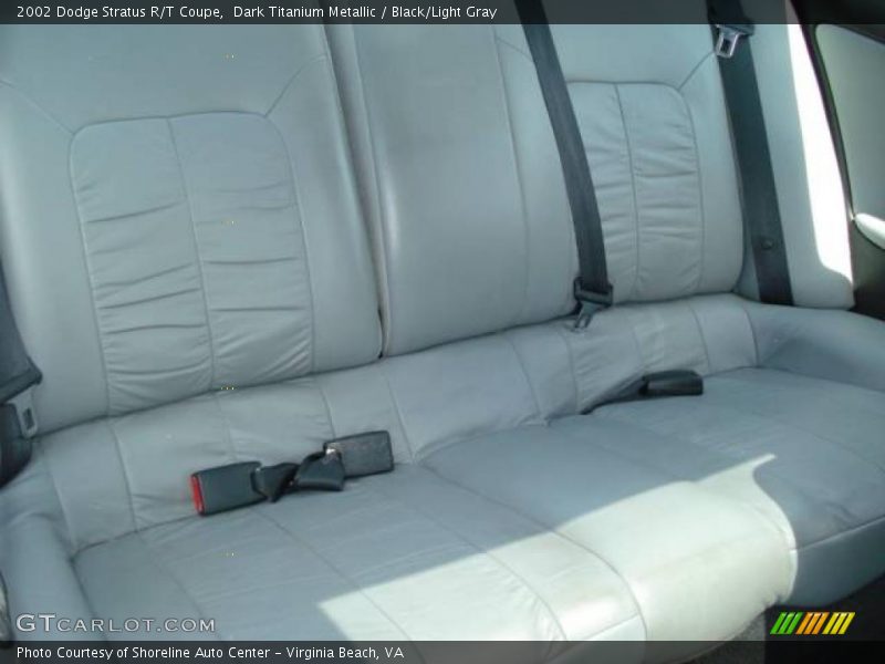 Dark Titanium Metallic / Black/Light Gray 2002 Dodge Stratus R/T Coupe
