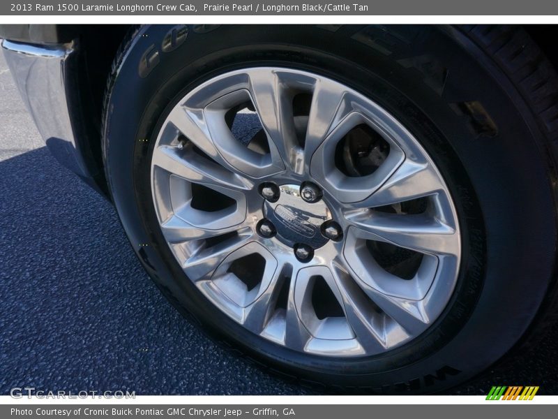 Prairie Pearl / Longhorn Black/Cattle Tan 2013 Ram 1500 Laramie Longhorn Crew Cab