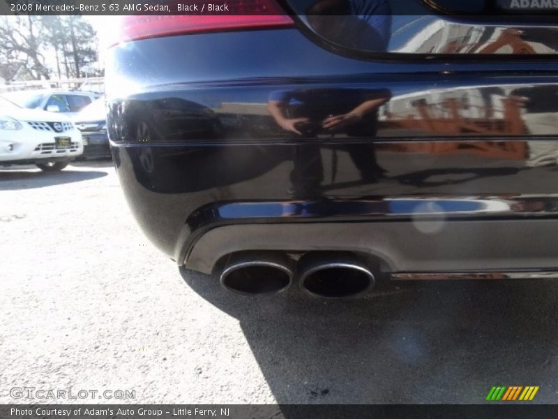 Black / Black 2008 Mercedes-Benz S 63 AMG Sedan