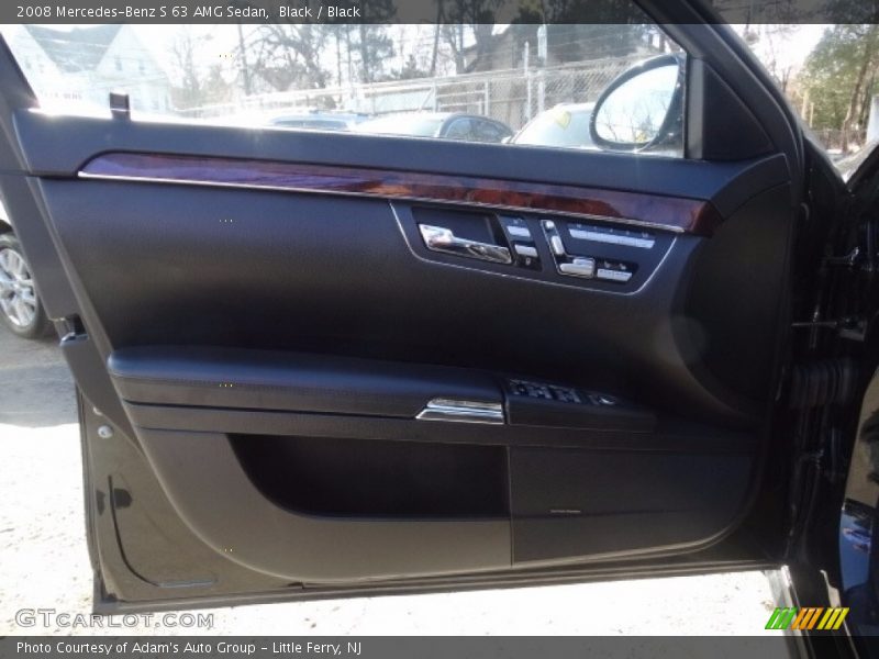 Black / Black 2008 Mercedes-Benz S 63 AMG Sedan