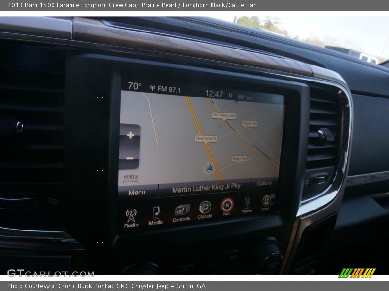Prairie Pearl / Longhorn Black/Cattle Tan 2013 Ram 1500 Laramie Longhorn Crew Cab
