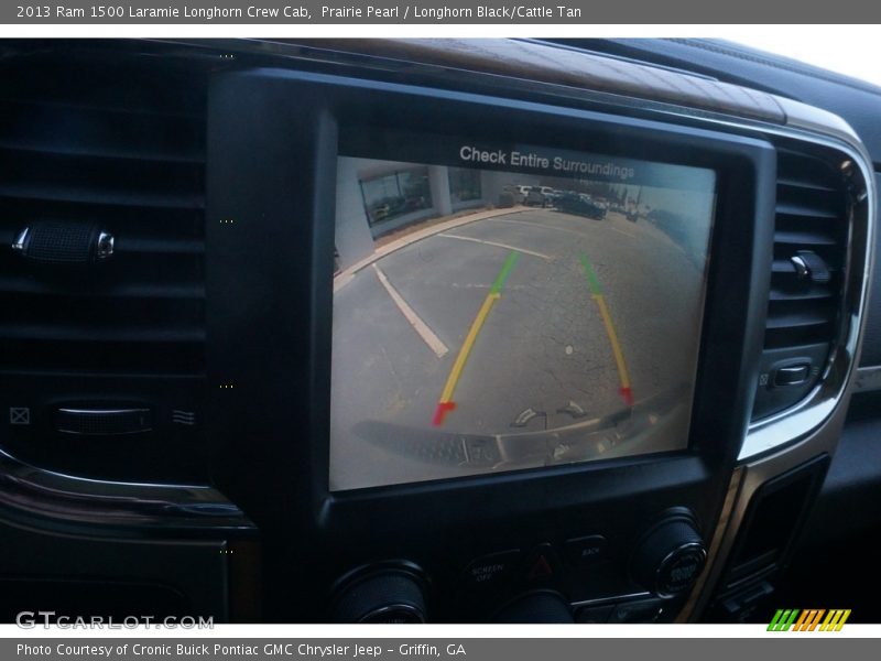 Prairie Pearl / Longhorn Black/Cattle Tan 2013 Ram 1500 Laramie Longhorn Crew Cab