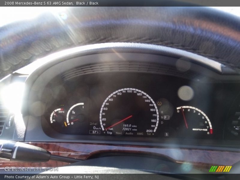 Black / Black 2008 Mercedes-Benz S 63 AMG Sedan