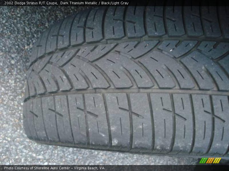 Dark Titanium Metallic / Black/Light Gray 2002 Dodge Stratus R/T Coupe