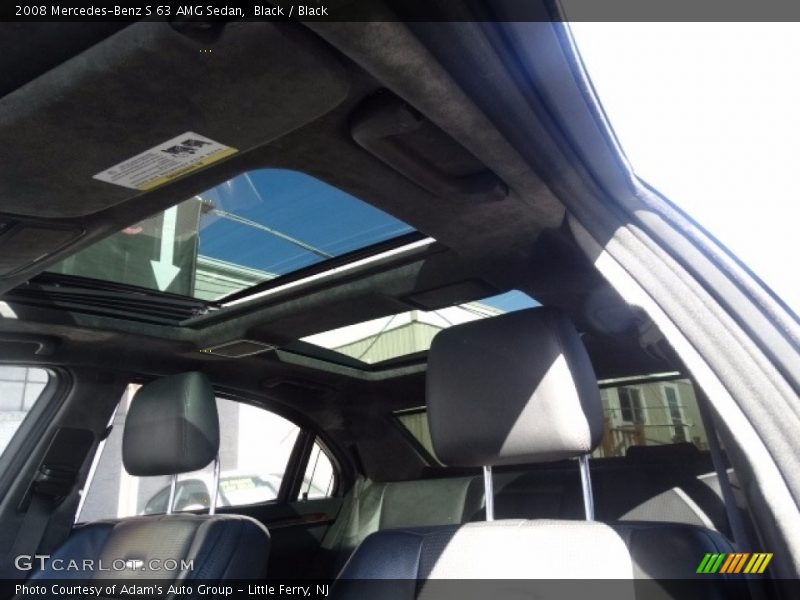 Black / Black 2008 Mercedes-Benz S 63 AMG Sedan