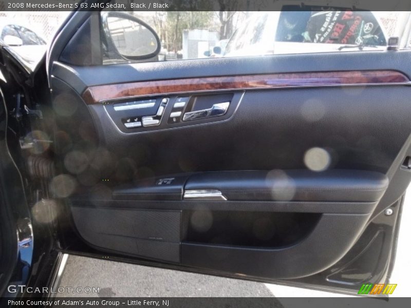 Black / Black 2008 Mercedes-Benz S 63 AMG Sedan