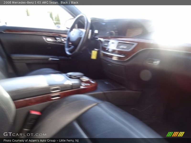 Black / Black 2008 Mercedes-Benz S 63 AMG Sedan
