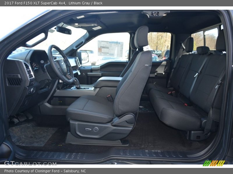  2017 F150 XLT SuperCab 4x4 Black Interior