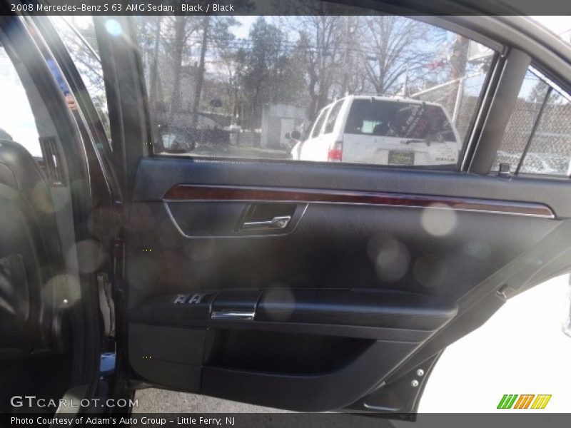 Black / Black 2008 Mercedes-Benz S 63 AMG Sedan
