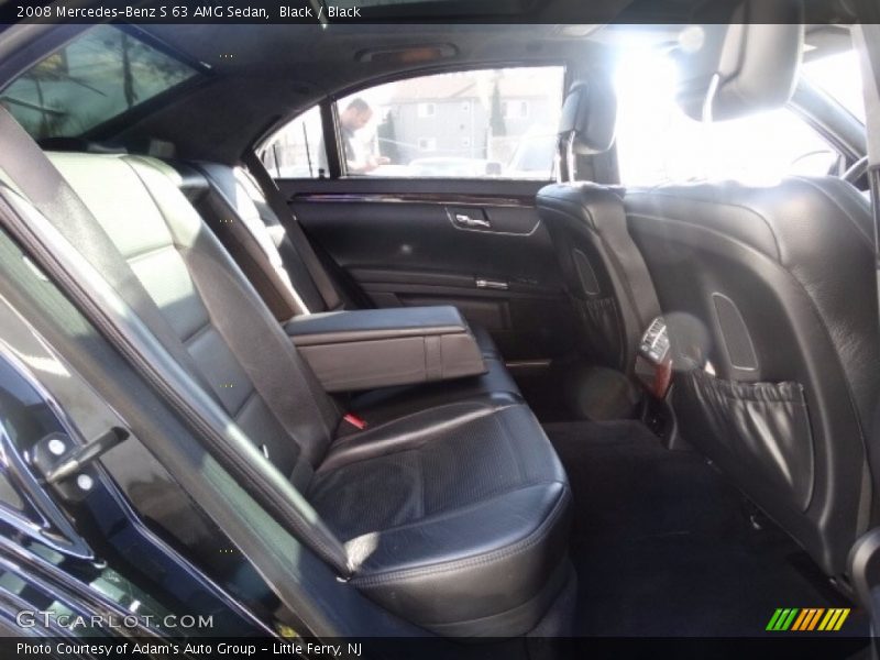 Black / Black 2008 Mercedes-Benz S 63 AMG Sedan