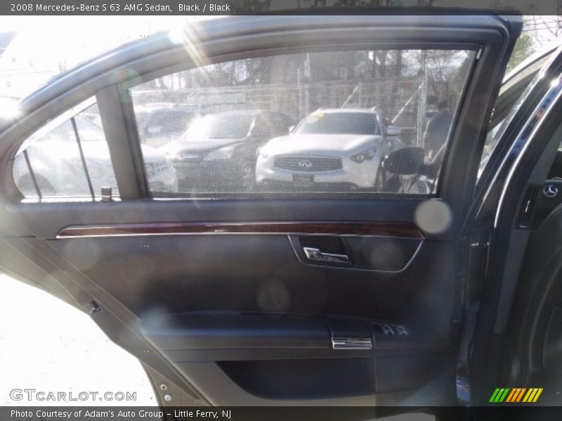 Black / Black 2008 Mercedes-Benz S 63 AMG Sedan